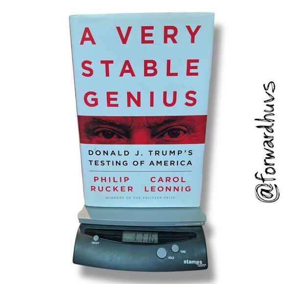 A Very Stable Genius: Donald J. Trump’s Testing of America - Hardcover 2020 - Picture 8 of 9